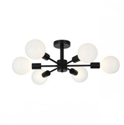 Evoluce SL419.402.06 люстра потолочная чёрный / белый E27 6*60W SL419.402.06