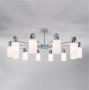 Eurosvet Потолочная люстра со стеклянными плафонами 70160/12 хром a057112