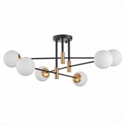 ST Luce SL1203.402.06 Люстра потолочная Бронза,Черный/Белый E27 6*40W SL1203.402.06