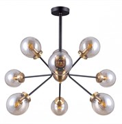 Citilux CL105295 Планета Черн+Дымч. Люстра CL105295