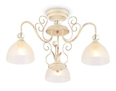 Ambrella Потолочная люстра TR3055/3 BG/GD/FR бежевый/золото/белый матовый E27/3 max 40W D600*380 TR3055