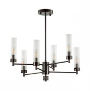 Lumion 5275/6C CLASSI LN23 черный хром Люстра потолочная E14 6*40W 220V KAMILLA 5275/6C