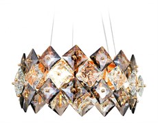 Ambrella Подвесная люстра с хрусталем TR5185/4 GD/CL/SM золото/прозрачный/дымчатый E14/4 max 40W D450*1600 TR5185