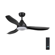 Sonex 7701/24L VIVA LED SN24 Люстра-вентилятор, черный LED 24Вт 3000-6000K D1220 пульт ДУ STORM 7701/24L