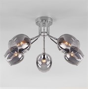 Eurosvet Потолочная люстра со стеклянными плафонами 30164/5 хром a047326