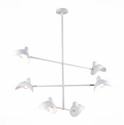 ST LUCE SL1801.503.06 Люстра подвесная Белый/Белый E14 6*60W SL1801.503.06