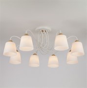 Eurosvet Потолочная люстра со стеклянными плафонами 70062/8 белый 00000081857