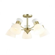 Lumion 4535/5C COMFI LN21 057 матовое золото Люстра потолочная E27 5*60W 220V WILMA 4535/5C