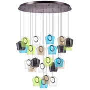 Lightstar 796349 Люстра CARAMELLO LED 24х6W 2600LM КОФЕЙНЫЙ/МУЛЬТИКОЛОР 3000K, шт 796349