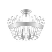 Citilux CL307160 Вестерос Хром Св-к Люстра CL307160