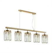 Odeon Light 4987/5 CLASSIC ODL22 449 золотой/хрусталь Люстра E14 5*40W VASSA 4987/5