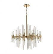 Odeon Light 4988/10 HALL ODL22 387 золотой/стекло Люстра E14 10*40W STIKA 4988/10