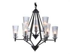 Ambrella Подвесная люстра со сменной лампой TR3238/6+3 BK черный E14/9 max 40W D730*720 TR3238