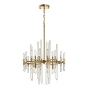 Odeon Light 4988/8 HALL ODL22 387 золотой/стекло Люстра E14 8*40W STIKA 4988/8