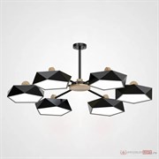 ImperiumLoft Подвесная люстра GEOMETRIC CH 6 черная 140731-26