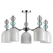Lumion 5235/5C MODERNI LN23 хром Люстра потолочная E27 5*40W 220V GILLIAN 5235/5C