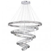 Odeon Light 4930/260L хром/прозрачный металл/хрусталь Люстра LED 260W 4000K 30600Лм VEKIA 4930/260L