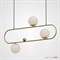 ImperiumLoft Подвесной реечный светильник HOOP L90 Латунь 101675-26 - фото 101094
