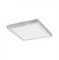 Eglo 97265 Cветодиодный накладной светильник FUEVA 1, 25W(LED), 2500lm, 400х400, H30, алюминий, cеребряный 97265 - фото 103359