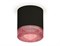 Ambrella Комплект накладного светильника XS7402012 SBK/PI черный песок/розовый MR16 GU5.3 (C7402, N7193) XS7402012 - фото 103788