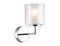 Ambrella Светильник настенный LH56005 СH/FR хром/белый матовый E14 max 40W 190*120*220 LH56005 - фото 105379