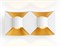 Ambrella Светильник уличный светодиодный настенный ST4475/4 WH/GD белый/золото LED 4200K 11W IP54 180*90*55 ST4475 - фото 106152