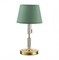 Odeon Light 4887/1T MODERN ODL_EX22 53 бронзовый/зеленый/абажур ткань Настольная лампа E27 1*60W LONDON 4887/1T - фото 108008