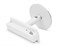 Ambrella Крепеж трековый поворотный A2536 SWH белый песок D70*H66mm (для корпуса D70mm) A2536 - фото 112565