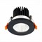 ST LUCE  ST704.438.10 Св-к встр. Черный LED 1*10W 3000K 900Lm Ra>90 38о IP20 D80xH60 170-240V ST704.438.10 - фото 113083