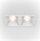 Maytoni Встраиваемый светильник Alfa LED 4000K 2x10Вт 36° Dim Triac DL043-02-10W4K-D-SQ-W - фото 113171