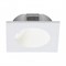 Eglo 96901 Светодиодный встраиваемый светильник для лестниц ZARATE, 2W(LED), 80х80, литой алюминий, белый 96901 - фото 113570
