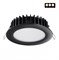Novotech 358951 SPOT NT22 черный Встраиваемый светодиодный светильник с переключателем цветовой температуры IP20 LED 3000К\4000К\6000К 15W 220V LANTE 358951 - фото 115246