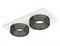 Ambrella Комплект встраиваемого светильника XC7635021 SWH/BK белый песок/тонированный MR16 GU5.3 (C7635, N7192) XC7635021 - фото 115435