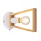Arte Lamp A8030AP-1WH BRUSSELS Бра с выкл, дерево/белый металл A8030AP-1WH - фото 116538