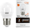 Gauss Лампа Elementary Шар 12W 880lm 3000K Е27 LED 53212 - фото 34065