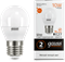 Gauss Лампа Elementary Шар 10W 710lm 3000K Е27 LED 53210 - фото 34087