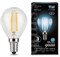 Gauss Лампа Filament Шар 9W 710lm 4100К Е14 LED 105801209 - фото 34097