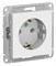 Systeme Electric AtlasDesign белый розетка с заземлением, 16А, механизм ATN000143 - фото 44900