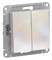 Systeme Electric AtlasDesign жемчуг выключатель 2-клавишный сх.5, 10АХ, механизм ATN000451 - фото 45100