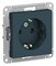 Systeme Electric AtlasDesign изумруд розетка с заземлением, 16А, механизм ATN000843 - фото 45386