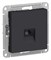 Systeme Electric AtlasDesign карбон розетка телефонная RJ11, механизм ATN001081 - фото 45540