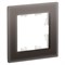 Systeme Electric AtlasDesign Nature стекло мокко рамка 1-ая ATN320601 - фото 45715