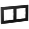 Systeme Electric AtlasDesign Nature стекло чёрный рамка 2-ая ATN321002 - фото 45726