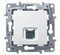 Legrand Etika белая розетка комп (RJ45) 6 кат. UTP 672253 - фото 61660