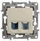 Legrand Etika Слоновая кость Розетка компьютерная 2-ая RJ45, категория 6 UTP 672354 - фото 61732