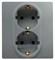 Legrand Etika алюминий розетка 2-ая с заземлением, , винтовые клеммы, 16А, 250 В 672423 - фото 61774