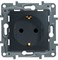 Legrand Etika антрацит розетка с заземлением, винт. клеммы, 16А, 250 В 672621 - фото 61830
