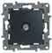 Legrand Etika антрацит розетка TV оконечная 672665 - фото 61840