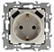 Розетка 220 с usb 2 порта тип А 3000 mA шампань ЭРА Элеганс 14-4109-04 - фото 62142