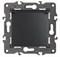 Розетка 220v с крышкой антрацит ЭРА Элеганс 14-2103-05 - фото 62193